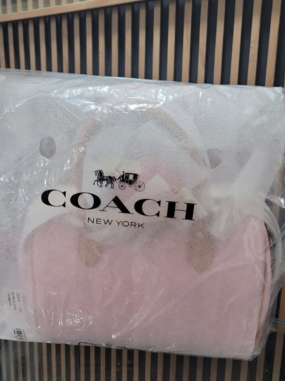 Coach Medium Rowan Satchel In Signature Canvas Powder Pink With Charms - Picture 8 of 11